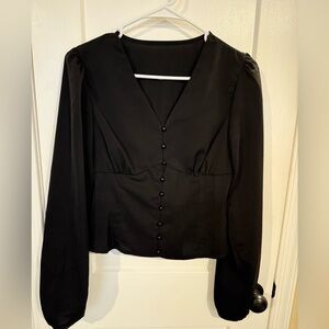 Size small corset black blouse